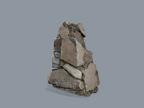 Cliff rocks Modelo 3D