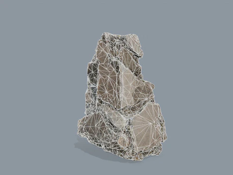 Cliff rocks 3D Model