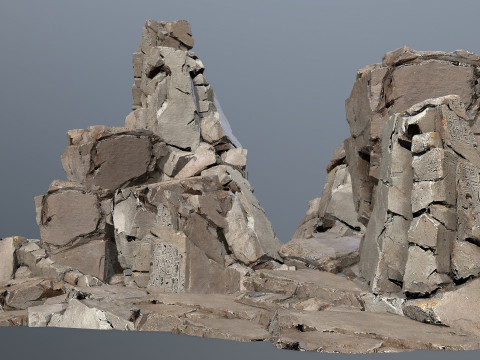 Desert rocks 3D Model