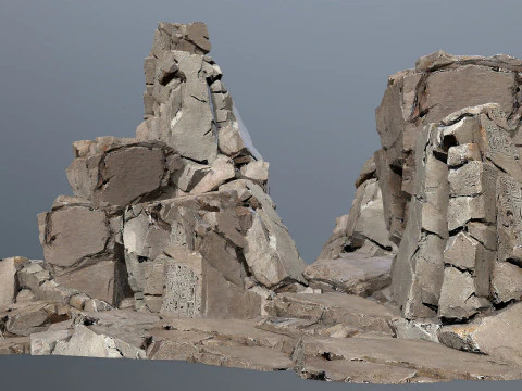 Rochas do deserto Modelo 3D