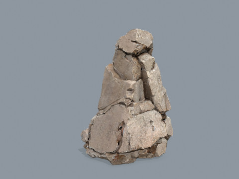 Desert rocks Modèle 3D