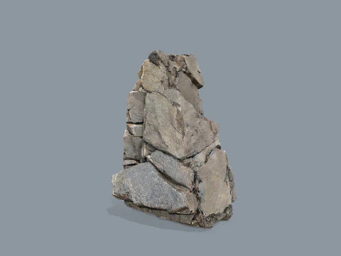 Cliff rocks 3D Model