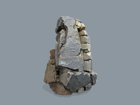 Cliff rocks 3D Model