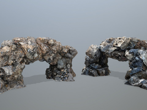 Cliff rocks Model 3D