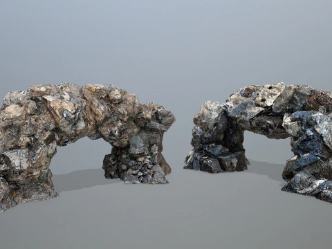 Cliff rocks 3D Model