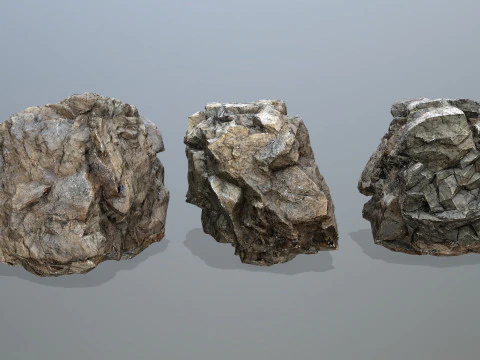 Cliff rocks 3D Model