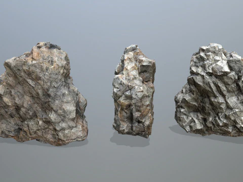 Cliff rocks 3D Model