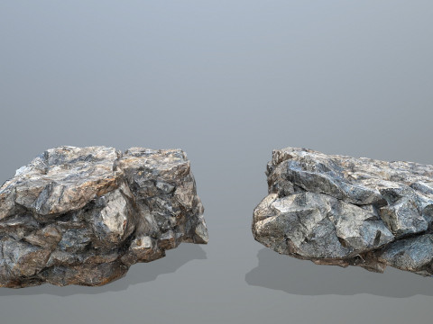 Cliff rocks Model 3D