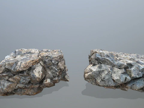 Cliff rocks 3D Model