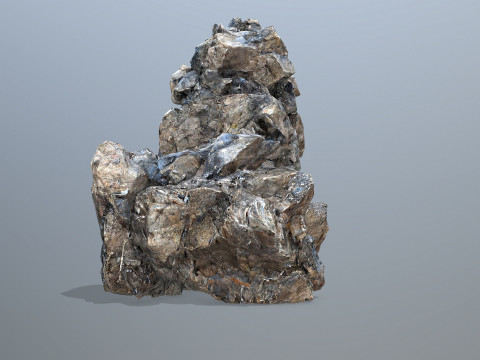 Cliff rocks Model 3D