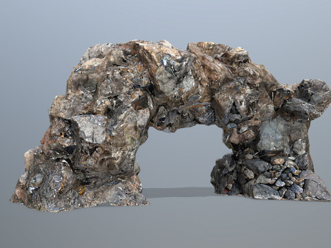 Cliff rocks Model 3D