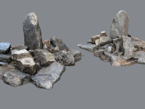 Cliff rocks 3D Model