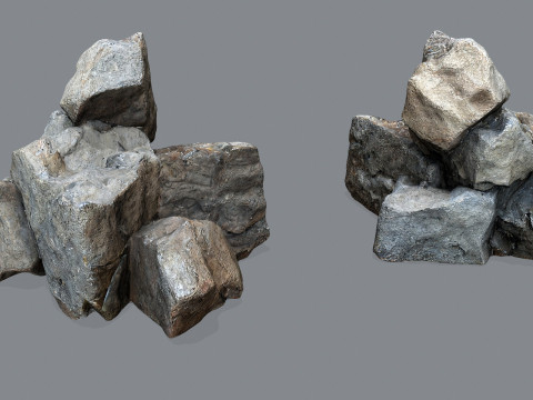 Cliff rocks 3D मॉडल