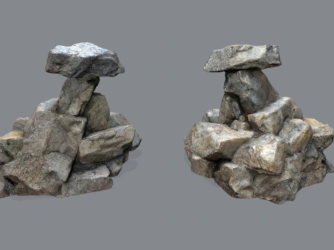 Cliff rocks 3D Model