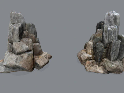 Cliff rocks 3D Model
