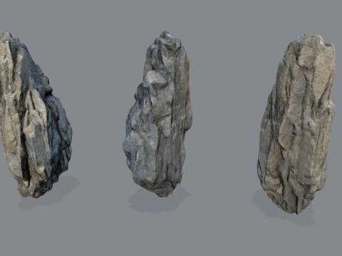 Cliff rocks 3D Model