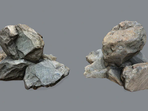 Cliff rocks 3D Model