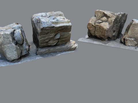 Cliff rocks 3D मॉडल