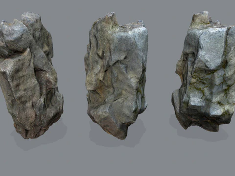Cliff rocks 3D Model