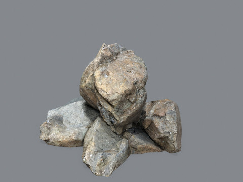 Cliff rocks 3D मॉडल