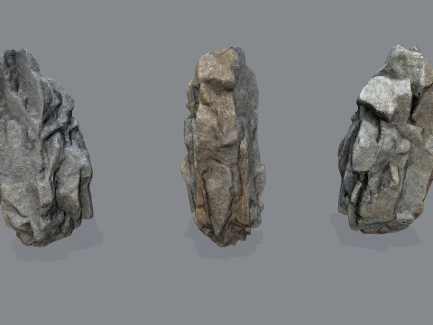Cliff rocks 3D Model