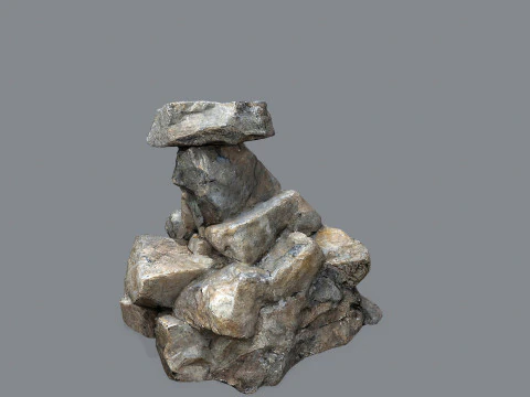 Cliff rocks 3D Model