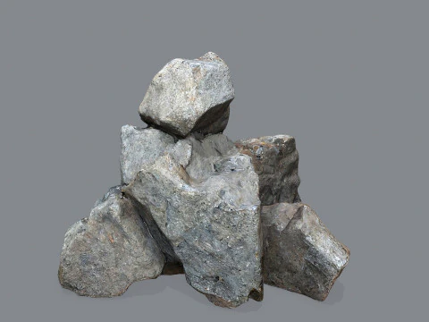 Cliff rocks 3D Model