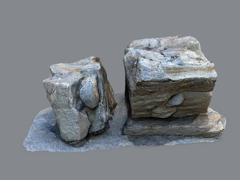 Cliff rocks 3D Model