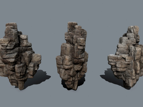 Desert rocks 3D Model