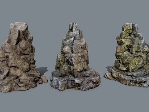 Desert rocks 3D Model