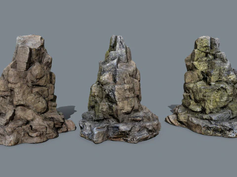 Desert rocks 3D Model