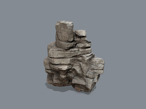 Desert rocks 3D Model
