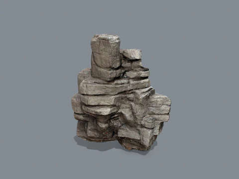 Desert rocks 3D Model