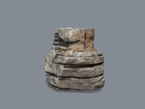 Desert rocks 3D Model
