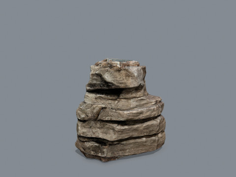 Desert rocks 3D Model