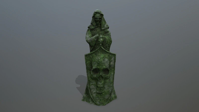 Statue 1 3D Model .c4d .max .obj .3ds .fbx .stl .blend