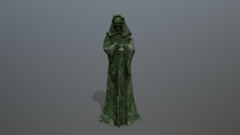 Statue 2 3D Model .c4d .max .obj .3ds .fbx .stl .blend 