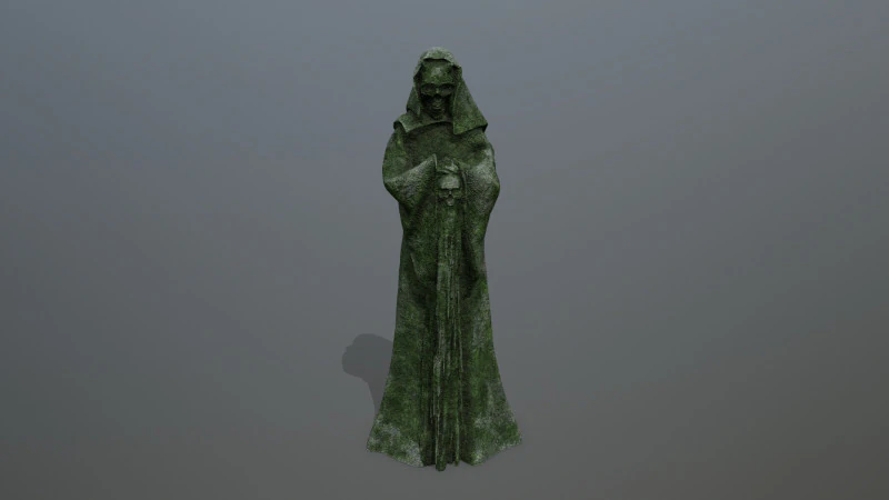 Statue 2 3D Model .c4d .max .obj .3ds .fbx .stl .blend 