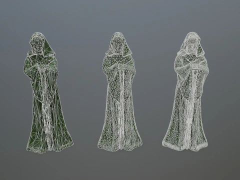 Statua 3 Model 3D