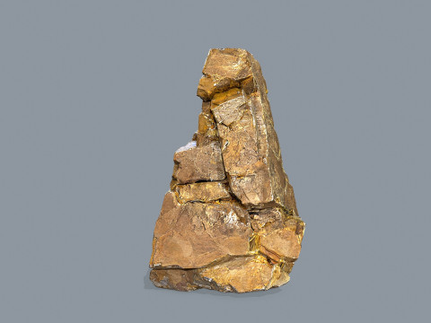 Gold rocks 3D Model