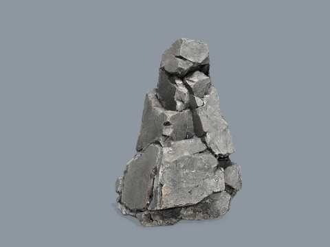 Cliff rocks 3D Model