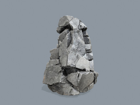 Cliff rocks 3D Model