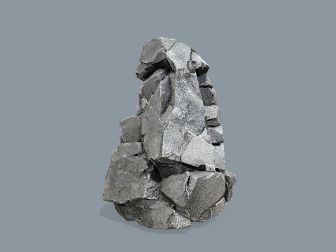 Cliff rocks 3D Model