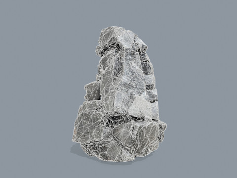 Cliff rocks 3D Model
