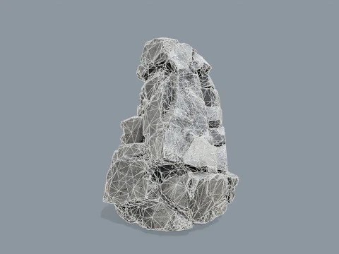 Cliff rocks 3D Model