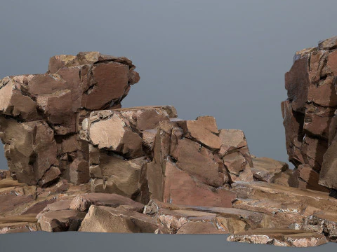 Desert rocks 3D Model