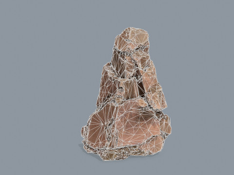 Desert rocks 3D Модель