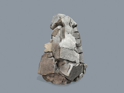 Cliff rocks 3D Model