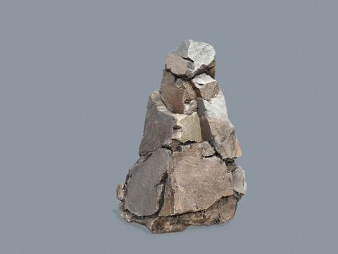 Cliff rocks 3D Model