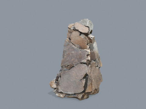 Cliff rocks 3D Model